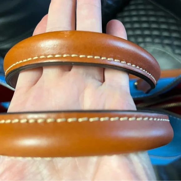 - Dooney & Bourke tote handbag Chelsea blue. Pebble l… - Picture 6 of 11